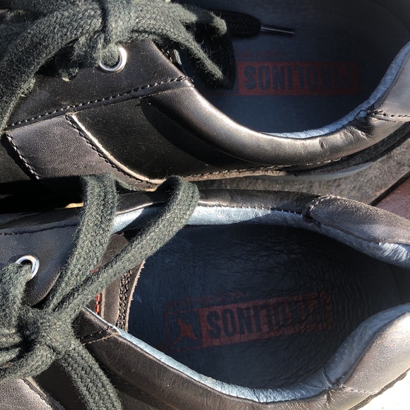 🚨B2G1 PIKOLINOS Black Blue Leather Sneakers - Picture 5 of 7